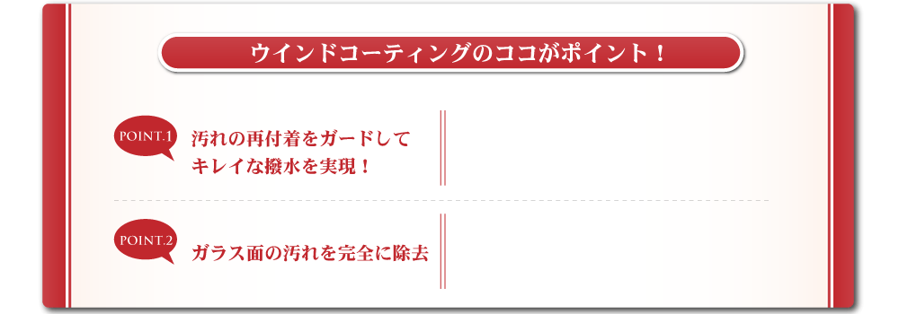 コーティングでウィンドウを守る